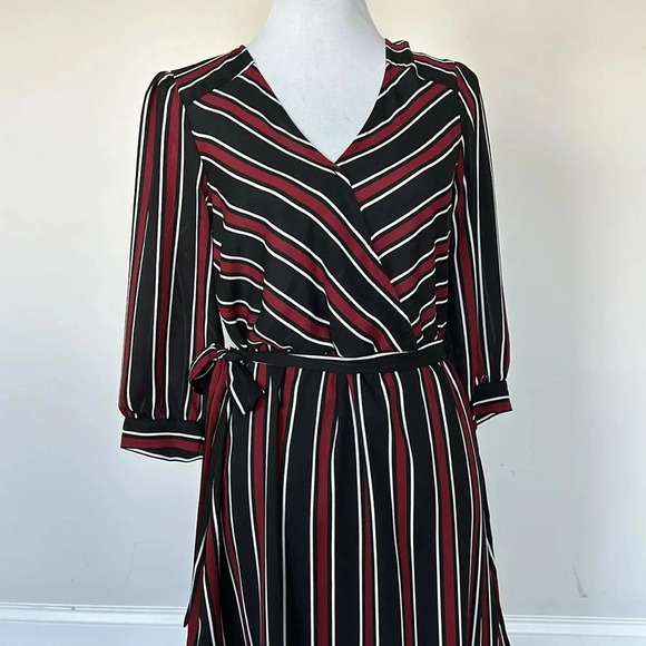 Charming Charlie Red and Black Dress Sz SM - Picture 2 of 5